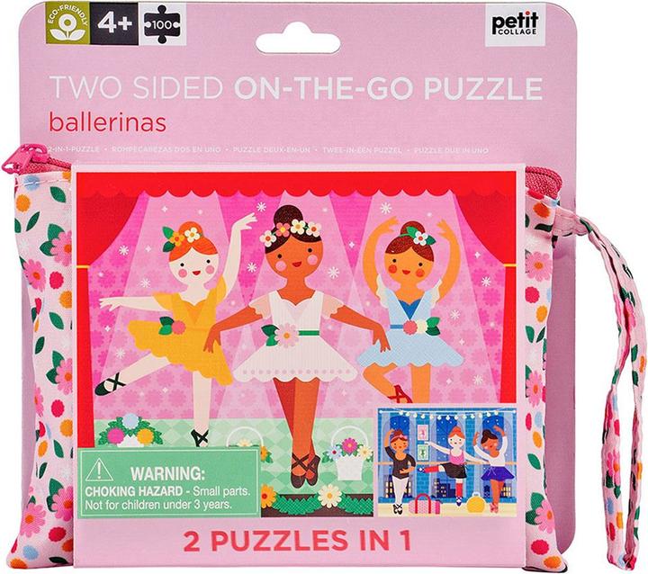 Produktbild Petitcollage Reisepuzzle Ballerina 100 Teile (100 Teile)