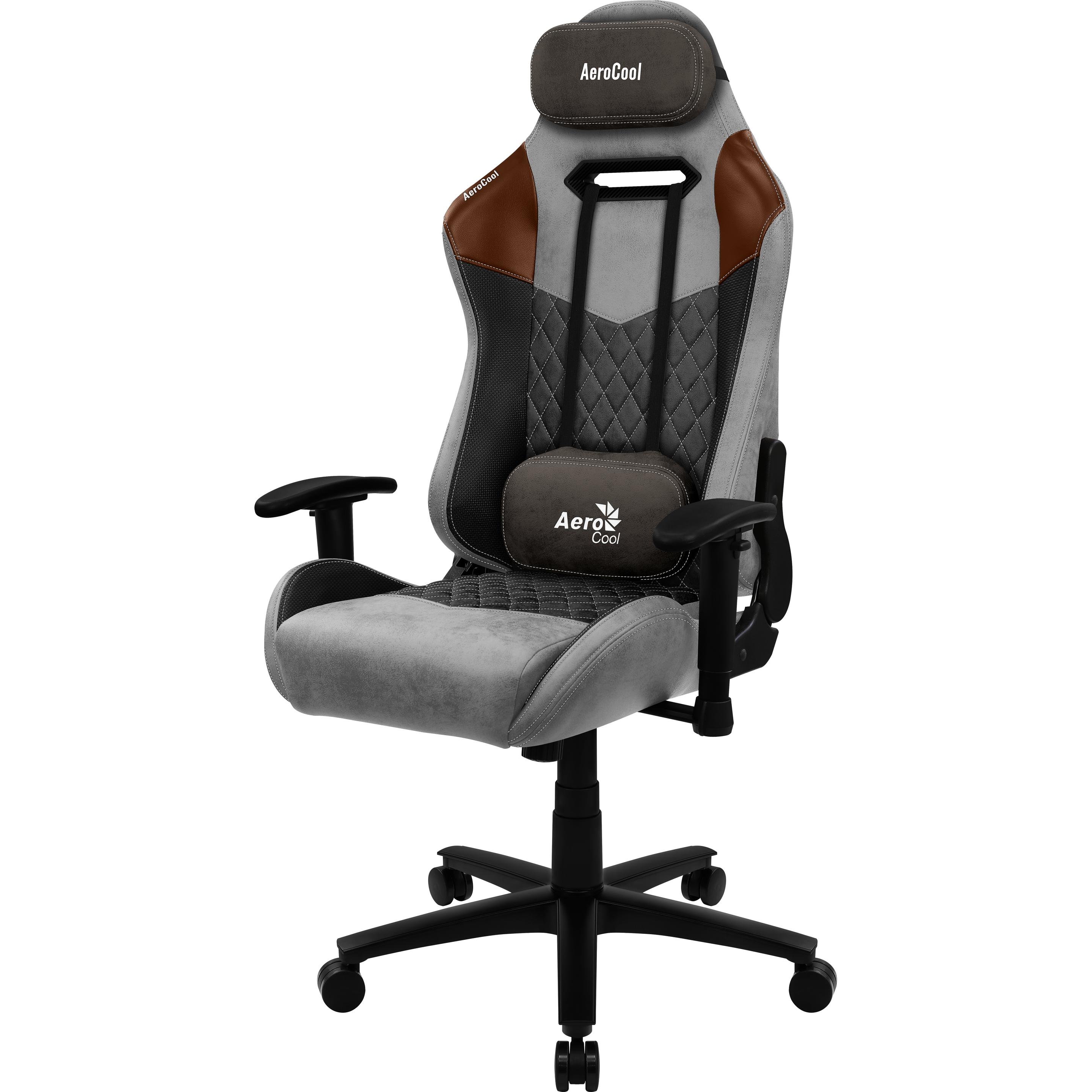 Thumbnail - AeroCool AC280 Duke Alcantara style, Gaming Stuhl, Grau