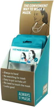 Produktbild Roost Maskenhalter Kordel 1 Stk. 301930014 Schwarz (Maskenhalter)