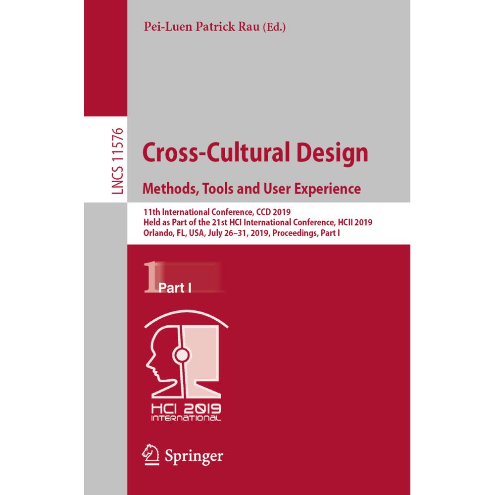 Cross-Cultural Design. Methods, Tools and User Experience, Fachbücher