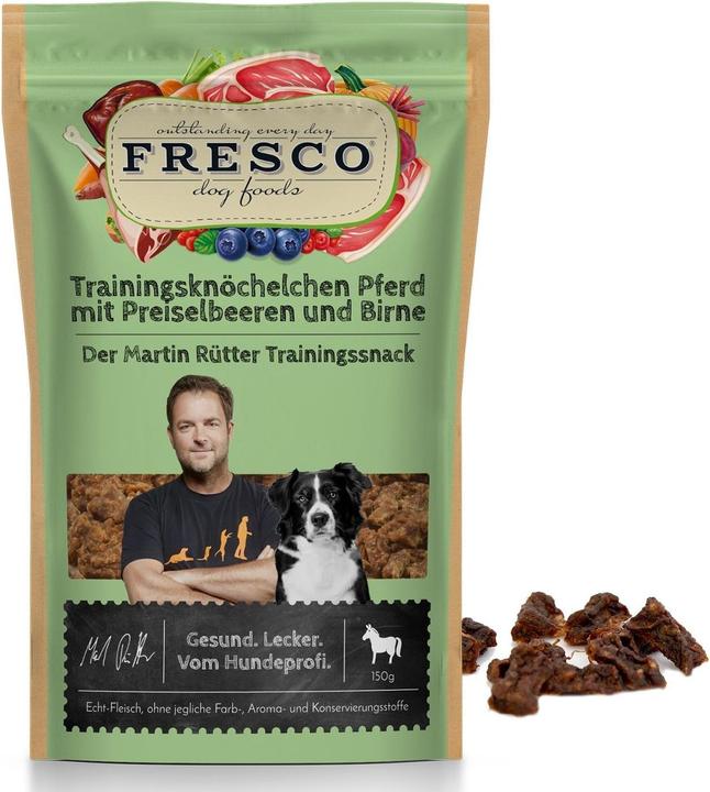 Immagine prodotto Fresco Martin Rütter Training Knuckles Horse&Price Fegatini, 150 g (Adulto, 1 pz., 160 g)