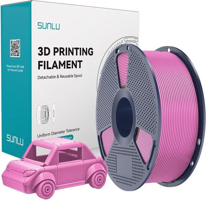 Actual product image Sunlu PETG-Filament mit Beschichtung (Rosa) (PETG, 1.75 mm, 1300 g)