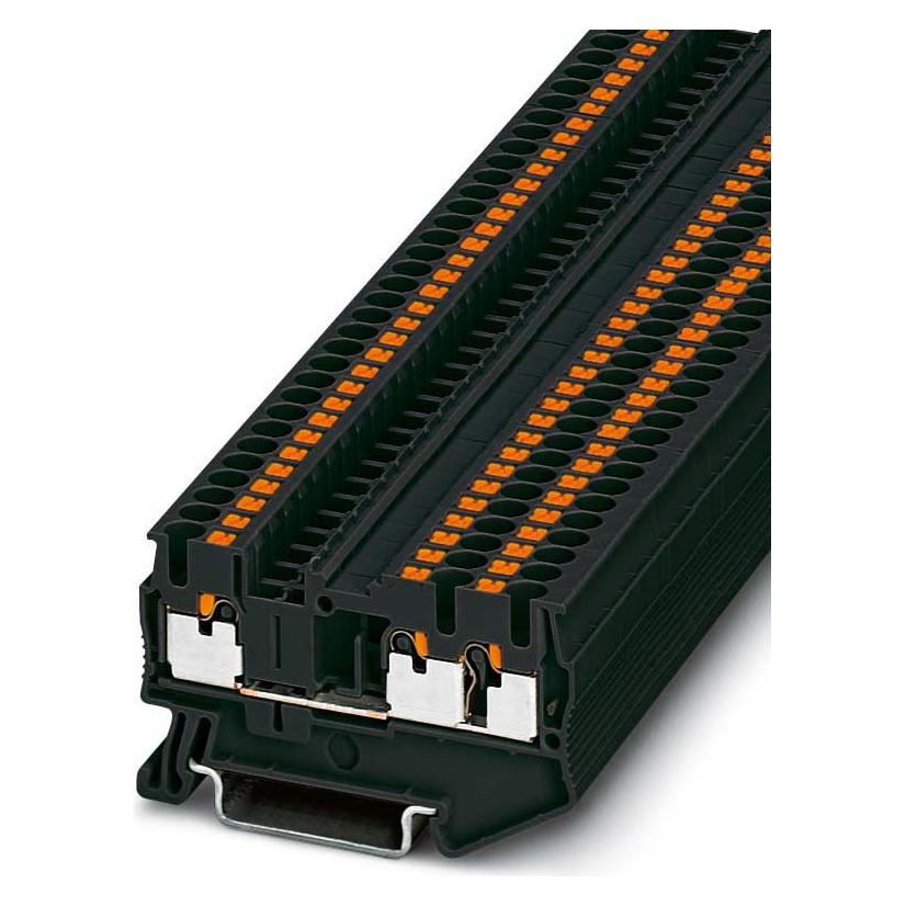 Phoenix Contact PT 2,5-TWIN BK 3211252 Durchgangsklemme 0.14 mm² 2.50 mm² Schwarz 50 St., Elektronikkabel + Stecker, Schwarz