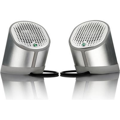 Sony Ericsson MPS-100 Portable Lautsprecher - Silber, Weiteres Smartphone Zubehör, Grau, Silber