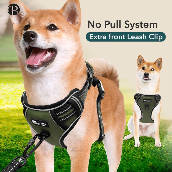 Produktbild Bluzelle Hundegeschirr Kleine Hunde, - XS, mit Griff & Tasche, Reflektor Anti-Zug (XS, Hund, Spazieren)