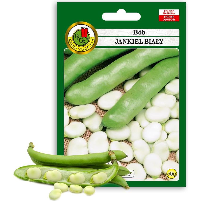 Apte, Semi, PNOS Nasiona warzyw Bób Jankiel Biały Opakowanie 50g (Semi di verdura)