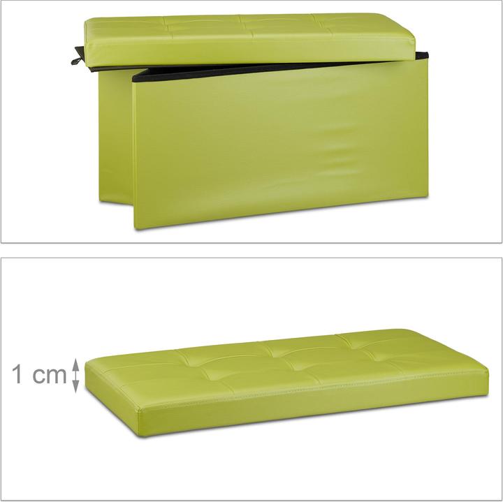 Actual product image Relaxdays Bench storage space (76 cm)