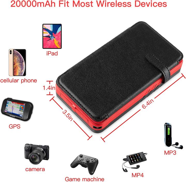 Produktbild Powobest Solar-Handy-Ladegerät (20000 mAh)