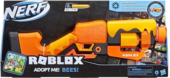 Produktbild Nerf Roblox Adopt Me!: BEES! Hebel-Action Blaster, 8 Elite Darts, Code zur Freischaltung eines