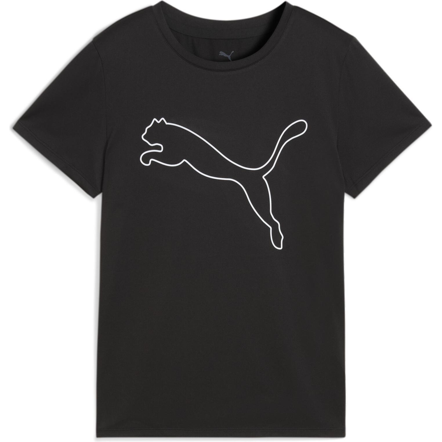 Puma, Damen, Sportshirt, W TAD ESSENTIAL Logo Tee (S), Schwarz, S