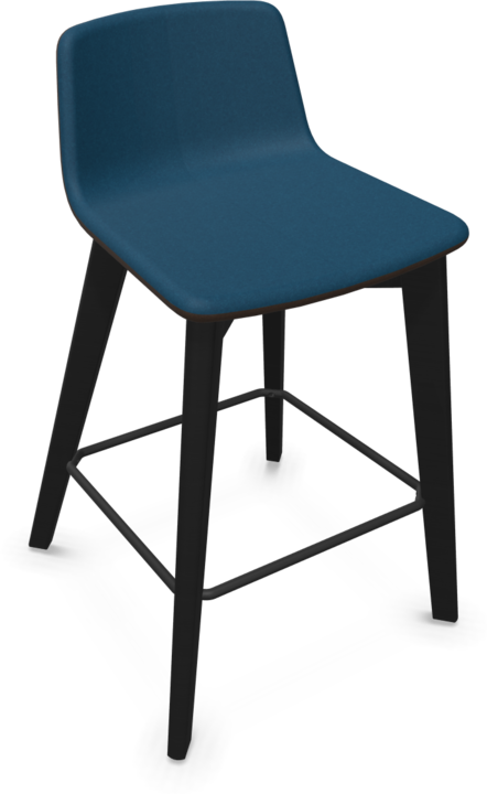 Blue, Brown Melange, Black, Ash stained black