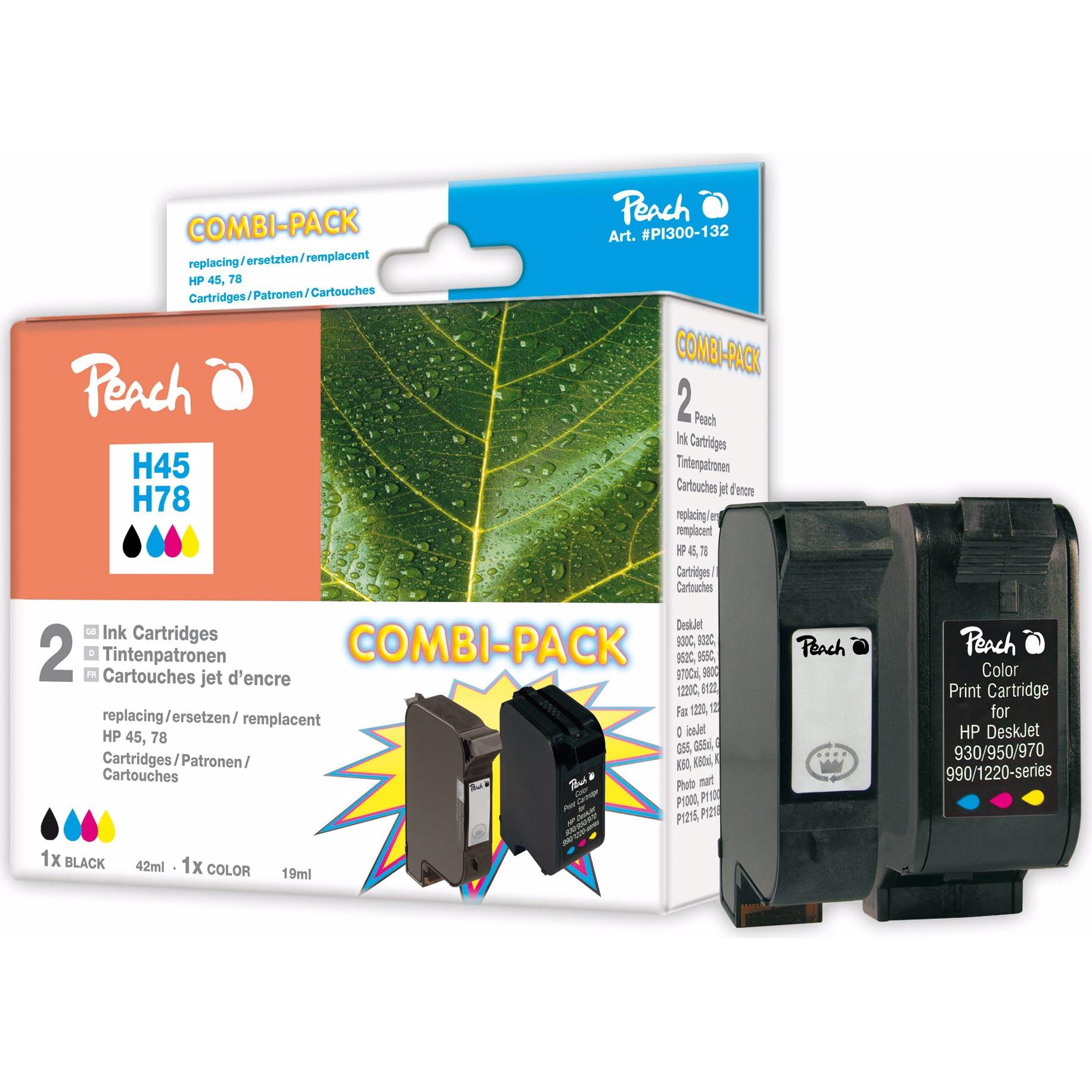 Thumbnail - Peach, Druckerpatrone, 45, 78 (Color, BK)