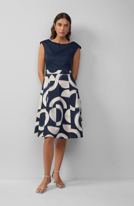 Actual product image S.Oliver Kleid Ausgestelltes Etuikleid aus Baumwollmix (34)