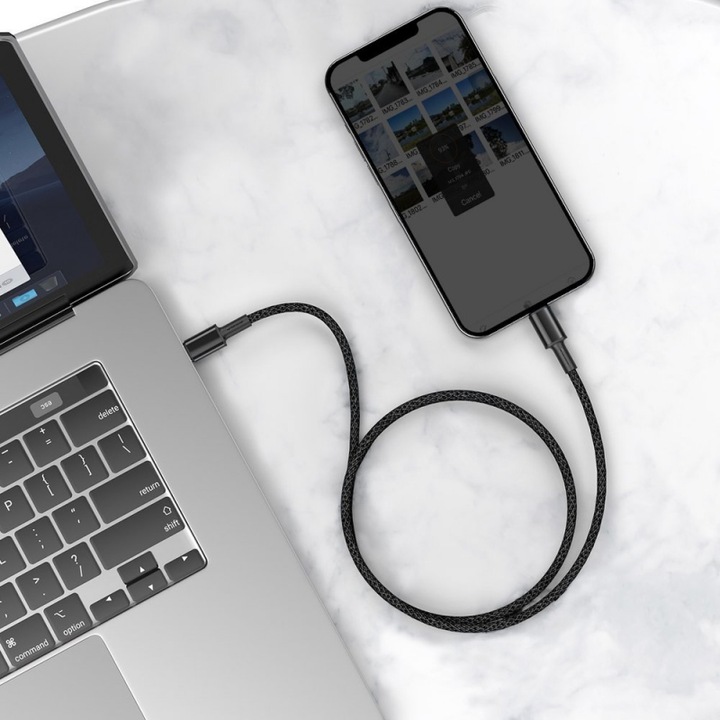 Actual product image Baseus USB C – Lightning (1 m, USB 3.2 Gen 1)