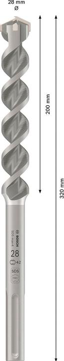 Image du produit Bosch Professional Zubehör Foret marteau SDS max-4 28 x 200 x 320 mm (28.0 millimètres)