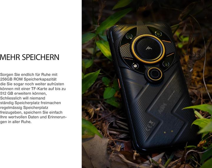 Immagine prodotto AGM G2 Guardian 8+256GB 5G (256 GB, 6.58", Doppia SIM, 5G)