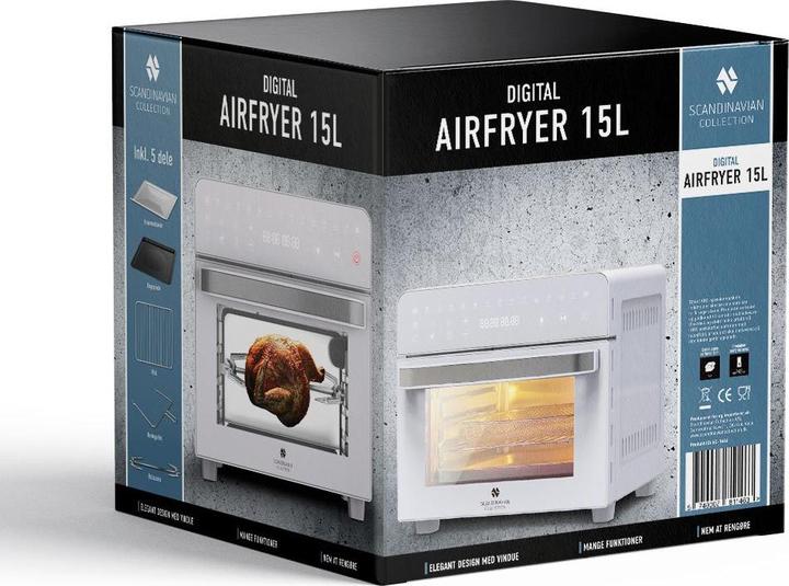 Produktbild Scandinavian Collection Digital airfryer oven 15L - White