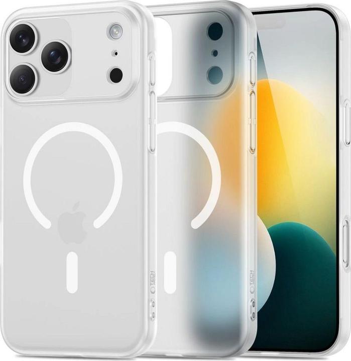 Produktbild Tech-Protect MagSlim MagSafe Case für iPhone 17 Pro - Mattweiss (Apple iPhone 17 Pro)