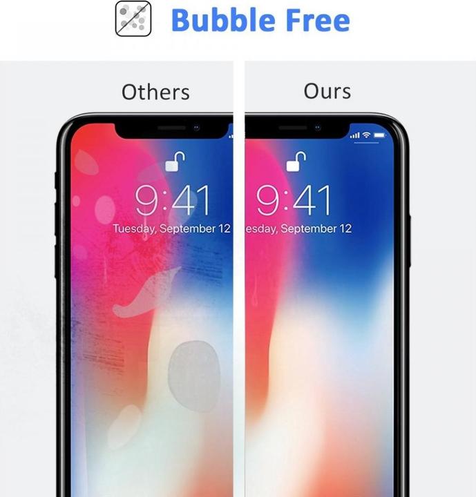 Produktbild Screenguard Apple iPhone XS Max Full Screen Panzerglas Schutzfolie 2.5D 9H (1 Stk., Apple iPhone XS Max)