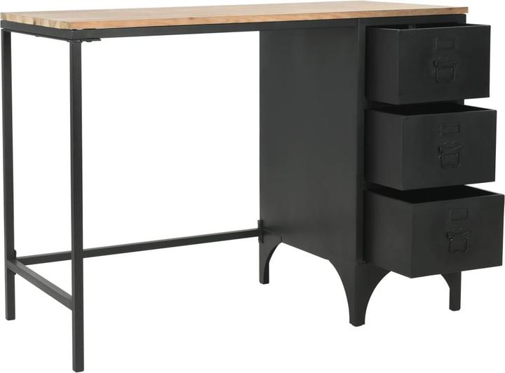 Image du produit vidaXL Schreibtisch mit Einzelpodest (50 x 100 x 76 cm)