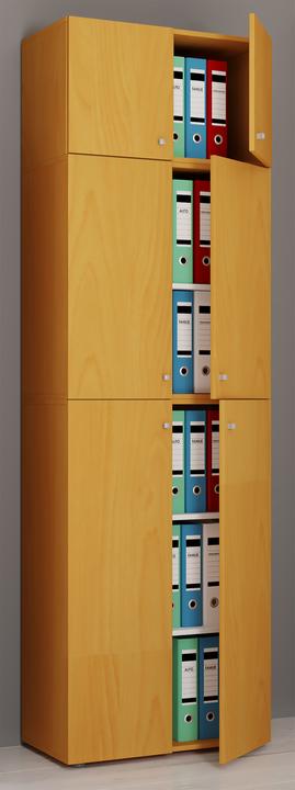 Produktbild VCM Büroschrank Aktenschrank Lona 5-fach Aufsatz (70 x 39 x 223 cm)