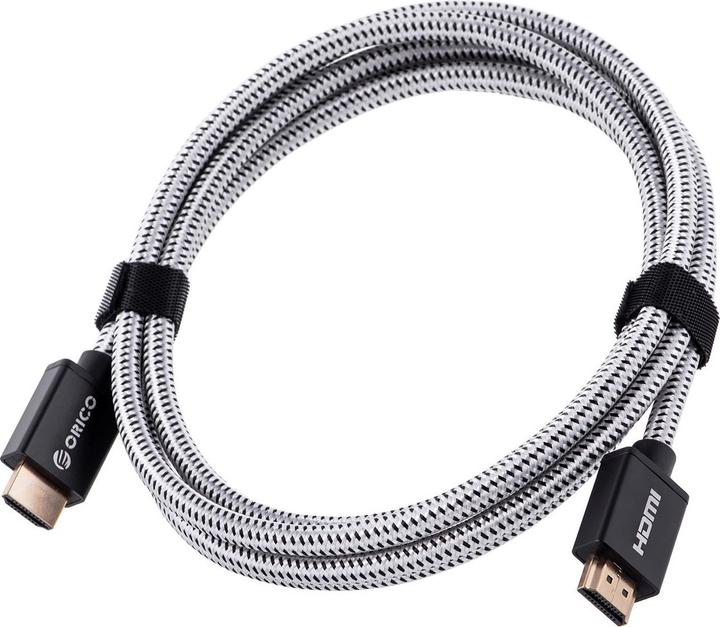 Actual product image Orico HDMI KABELIS 2.0, 4K@60HZ, BRAIDED, 2M (2 m)