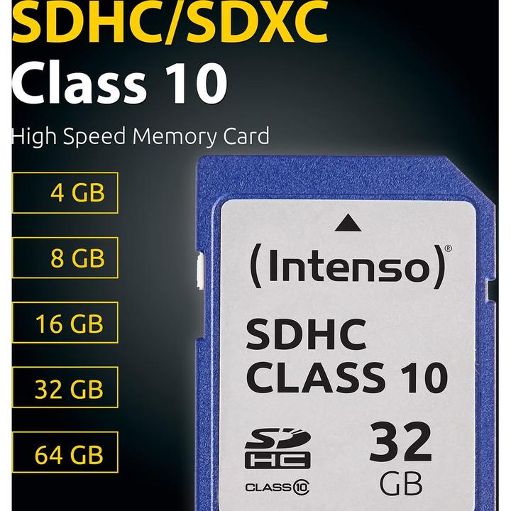 Produktbild Intenso SD Class 10 (32 GB, SDHC, U1)
