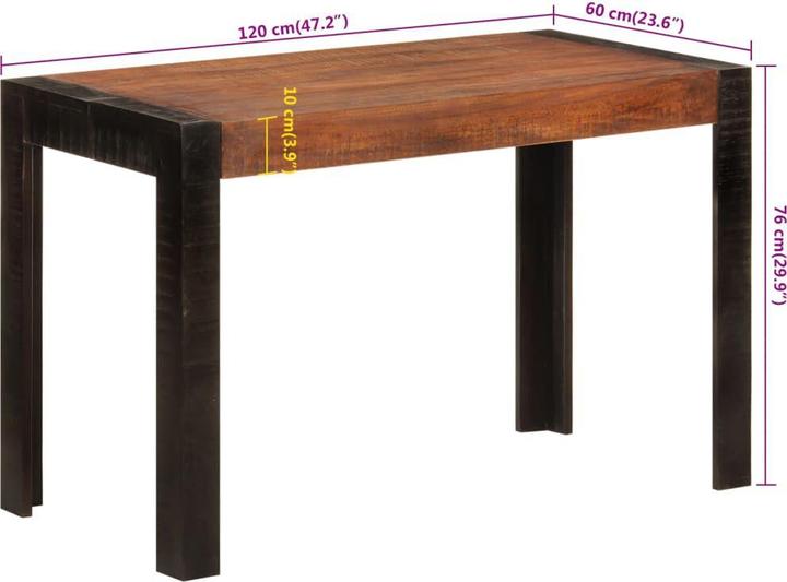Image du produit vidaXL Esstisch (120 x 60 x 76 cm)