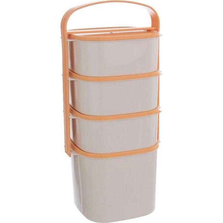 Thumbnail - Orion Lunch Cansness 4 Lebensmitteltransportbehälter 5,45l, Lunchbox, Beige