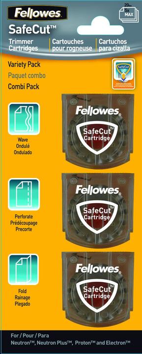 Produktbild Fellowes Safecut Ersatzklinge - 3 Stile (3 Blätter)