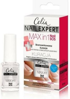 Celia Nail Expert Max in 1 Nail SOS Geconcentreerde Nagelbehandeling 10ml (10 ml)