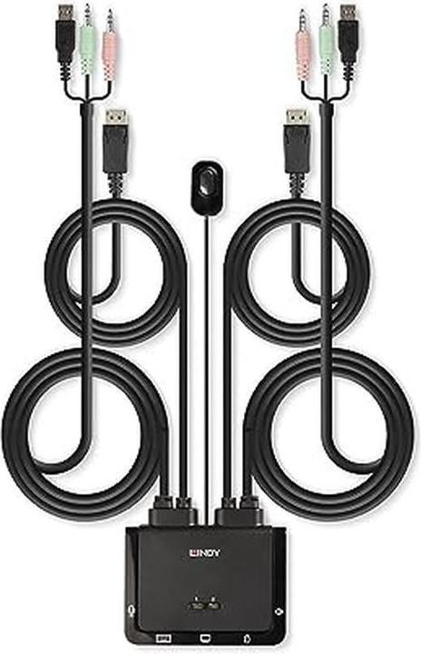 Actual product image Lindy KVM switch
