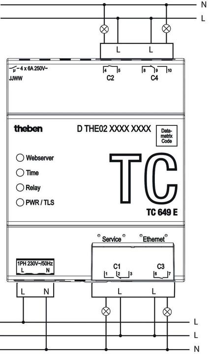 Actual product image Theben TC 649 E