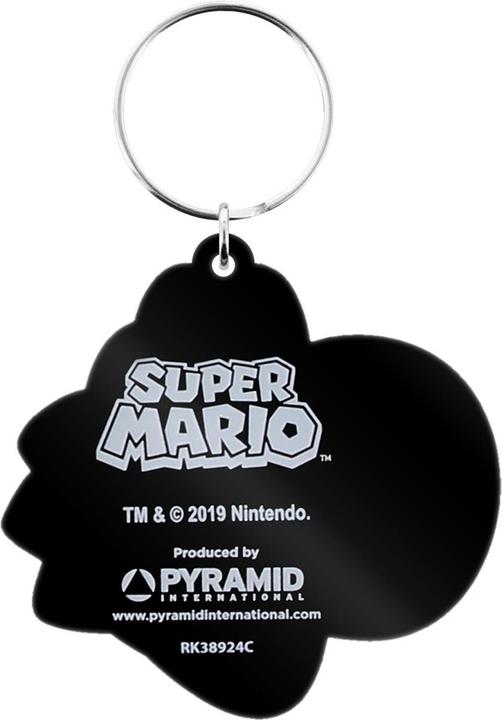 Actual product image Super Rubber Keychain Yoshi