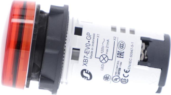 Produktbild Schneider Electric 22mm Pilot LightIntegrated LED Red