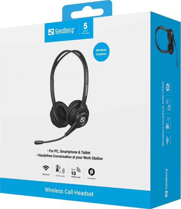 Produktbild Sandberg Bluetooth Call Headset (Kabellos, USB-C)