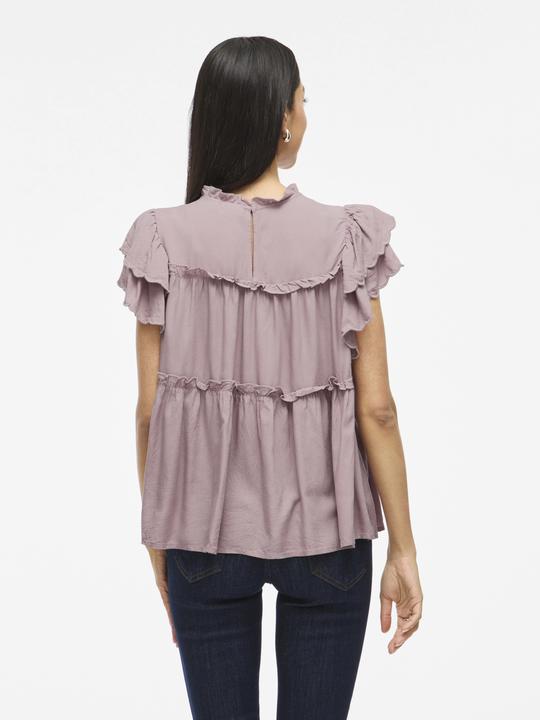 Actual product image Vila VIPRETA Stehkragen Oberteil mit angeschnittenen Ärmeln (36)