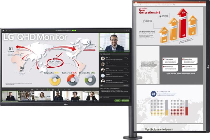 Produktbild LG 27QP88DP-BS (2560 x 1440 Pixel, 27")