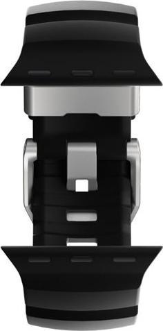 Nomad Rocky Point Band Natural 46/49mm Carbon Black (FKM fluoroelastomer, Titanium grade 5)