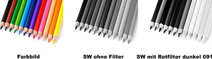 Produktbild B+W 091 Rot-Filter dunkel 630, MRC/Basic 95mm (95 mm, Farbfilter)