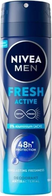 Actual product image NIVEA Men Fresh Deodorant Spray (Spray)