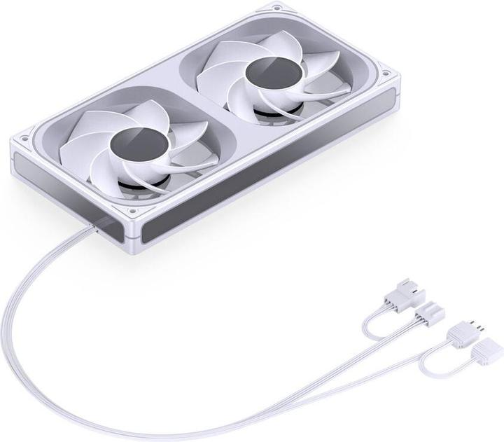 Produktbild Jonsbo ZB-240 Infinity Mirror ARGB Reverse Blade PWM Lüfter - 240mm, weiss (240 mm)