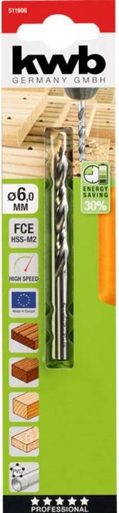 Actual product image kwb Hardwood drill bit (6 mm)