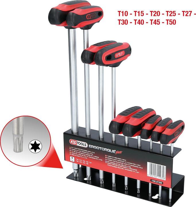 Immagine prodotto KS Tools Set di chiavi a L Impugnatura a T