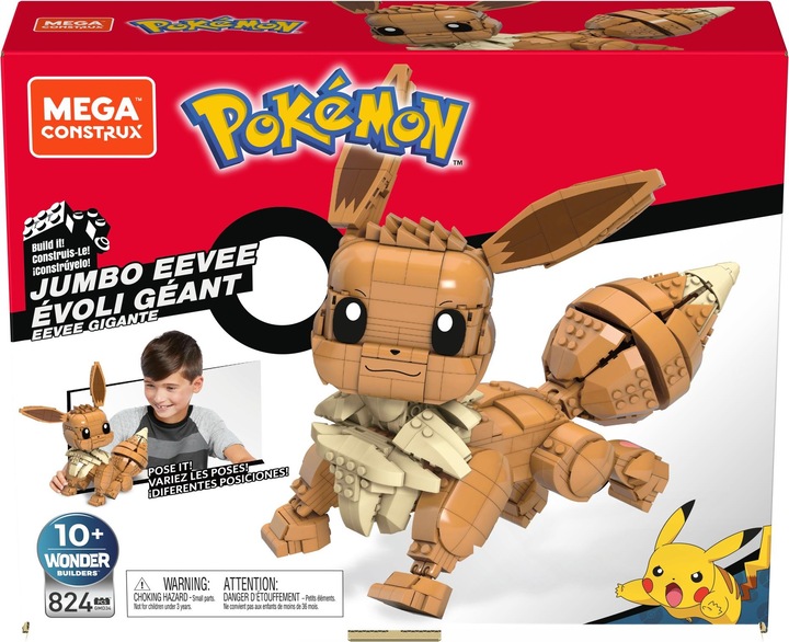 Actual product image Mega Construx Pokémon Jumbo Eevee