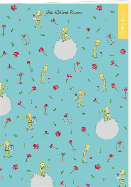 Image du produit Notizheft A5 myNOTES Prinz/Planet/Rosen (A5, À rayures, Couverture rigide)