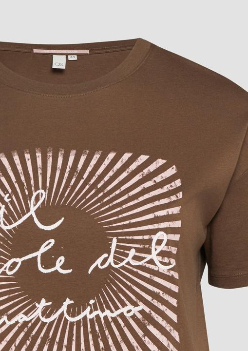Produktbild s.Oliver Baumwollshirt mit Frontprint (54)