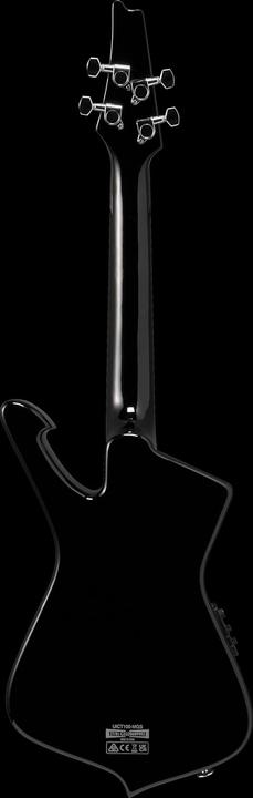 Actual product image Ibanez UICT100 Metallic Gray Sunburst High Gloss electric-acoustic tenor ukelele met gigbag (Tenor)