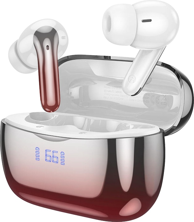 Actual product image Hoco Bluetooth headphones chrome effect (ANC, 7 h, Wireless)