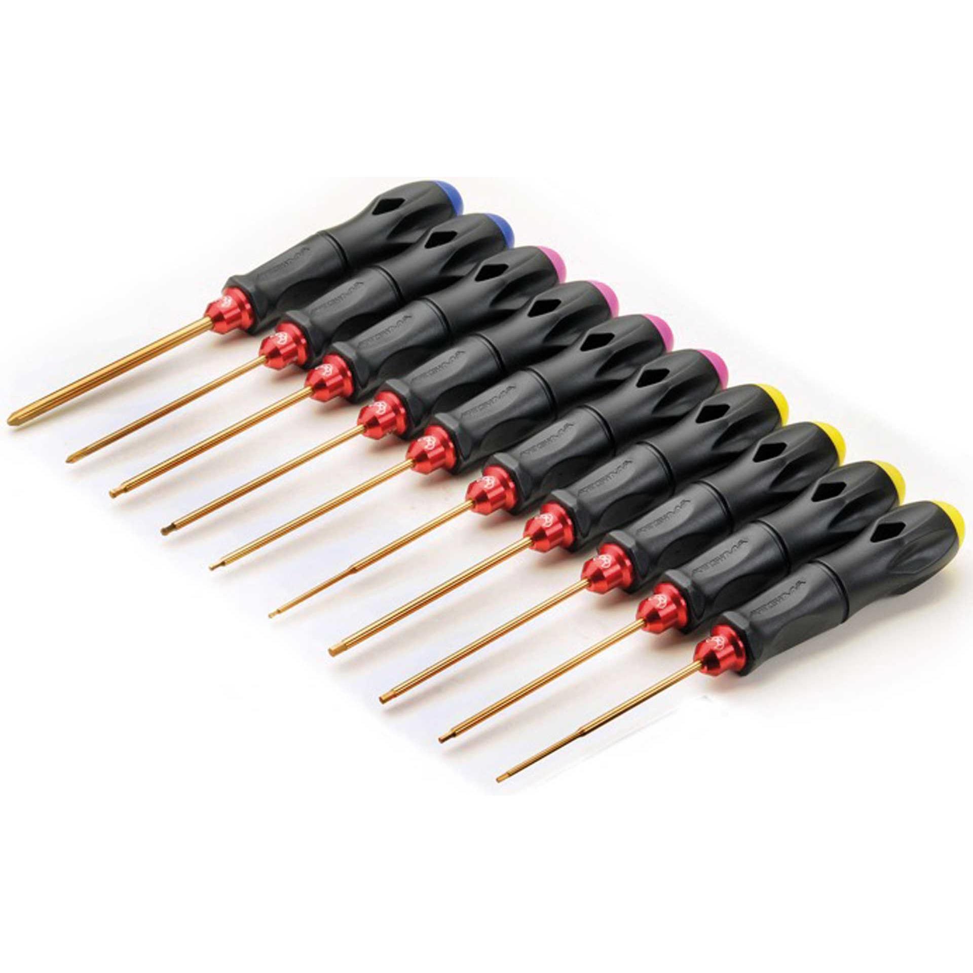 Thumbnail - Absima, Schraubenzieher, Werkzeugtasche inkl. 10 St. Titanium Pro Tools